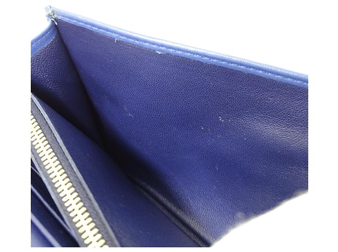 Portafoglio a spalla da donna Miu Miu Blu - vista 9