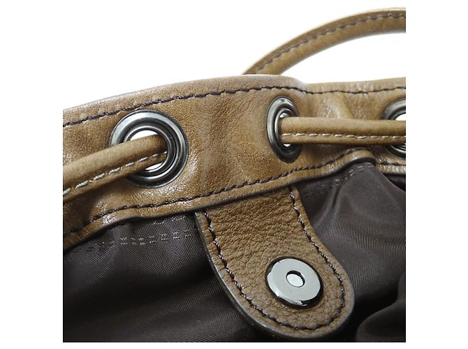 Borsa in lana Burberry Blue Label Marrone Rosa - vista 7