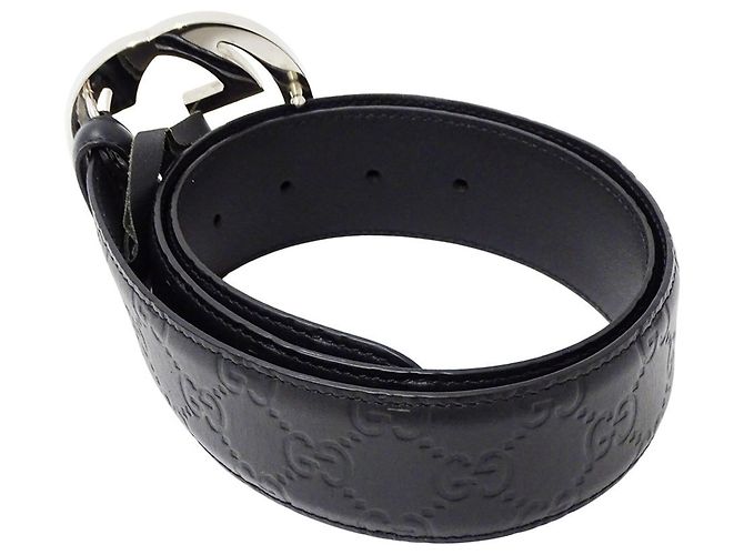 Cintura in pelle da uomo Gucci Nero - vista 2