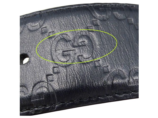 Cintura in pelle da uomo Gucci Nero - vista 9