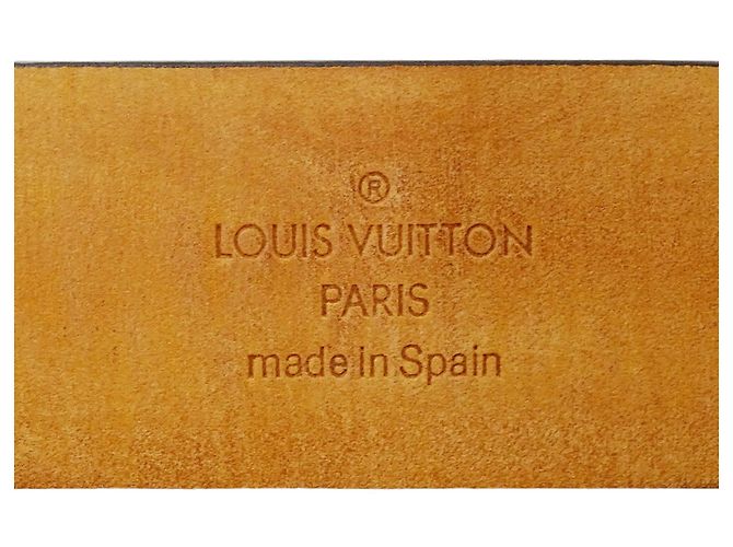 Louis Vuitton Men's Damier Canvas Belt Brown - view 6