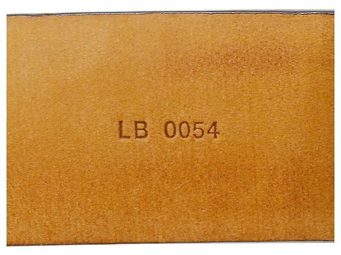 Louis Vuitton Men's Damier Canvas Belt Brown - view 7