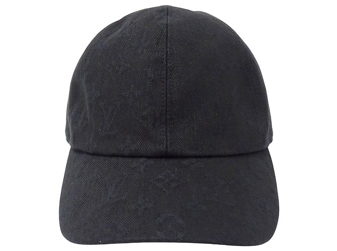 Casquette pour homme Louis Vuitton Noir Monogramme - vue 2