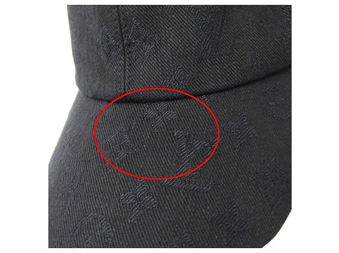 Casquette pour homme Louis Vuitton Noir Monogramme - vue 9