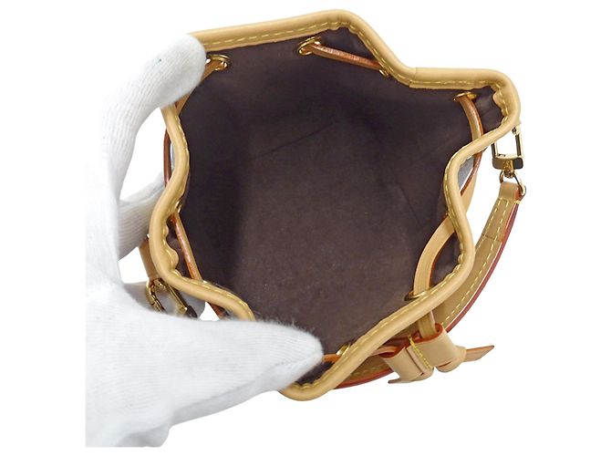 Louis Vuitton Nano Noe Handtasche Braun - Ansicht 5