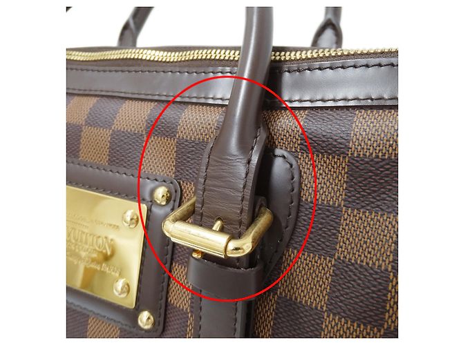 Bolso Louis Vuitton Damier - Modelo Berkeley Castaño Damier ebene - vista 12