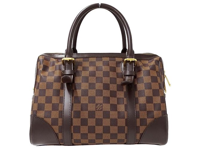 Bolso Louis Vuitton Damier - Modelo Berkeley Castaño Damier ebene - vista 2