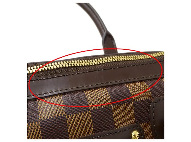 Bolso Louis Vuitton Damier - Modelo Berkeley Castaño Damier ebene - vista 8