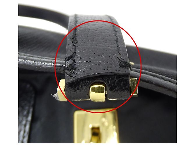 Borsa Tote Salvatore Ferragamo in nylon nero - vista 11