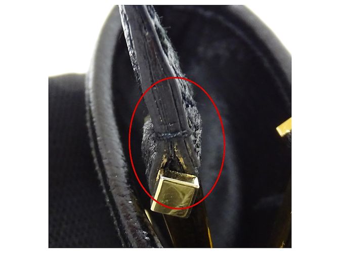 Borsa Tote Salvatore Ferragamo in nylon nero - vista 12