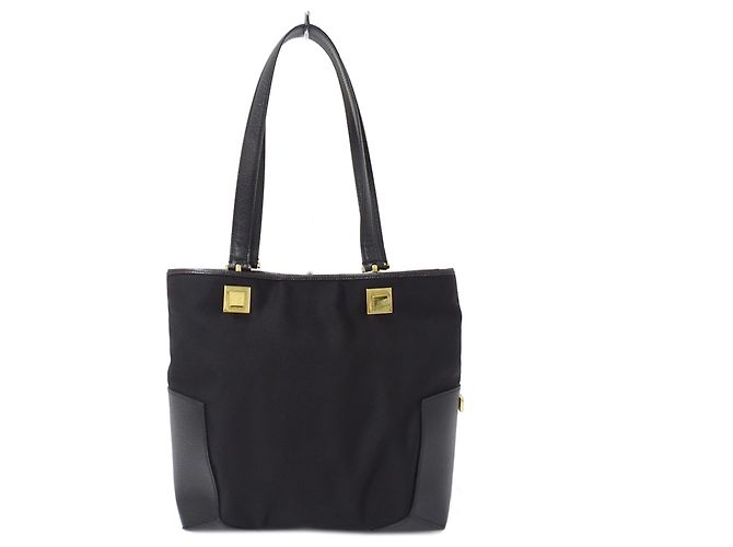 Borsa Tote Salvatore Ferragamo in nylon nero - vista 2