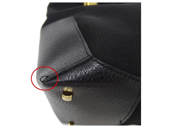 Borsa Tote Salvatore Ferragamo in nylon nero - vista 7
