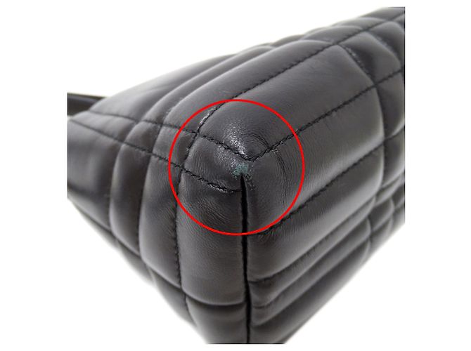 Burberry Lederhandtasche Schwarz - Ansicht 10
