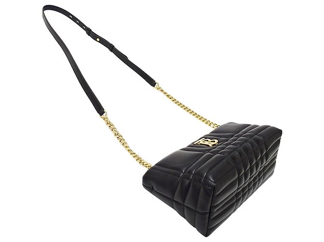 Burberry Lederhandtasche Schwarz - Ansicht 4