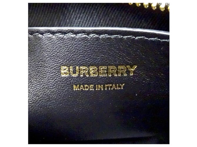 Burberry Lederhandtasche Schwarz - Ansicht 6