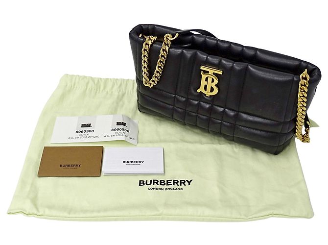 Burberry Lederhandtasche Schwarz - Ansicht 7