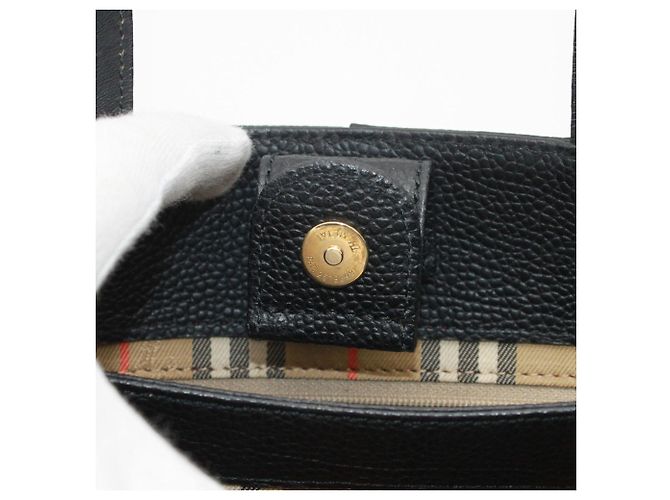 Burberry Black Leather Handbag - view 8
