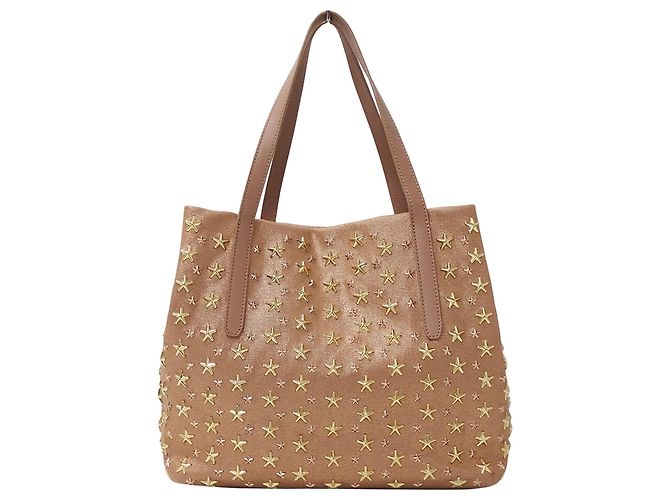 Borsa Tote Jimmy Choo in tela rosa - vista 2