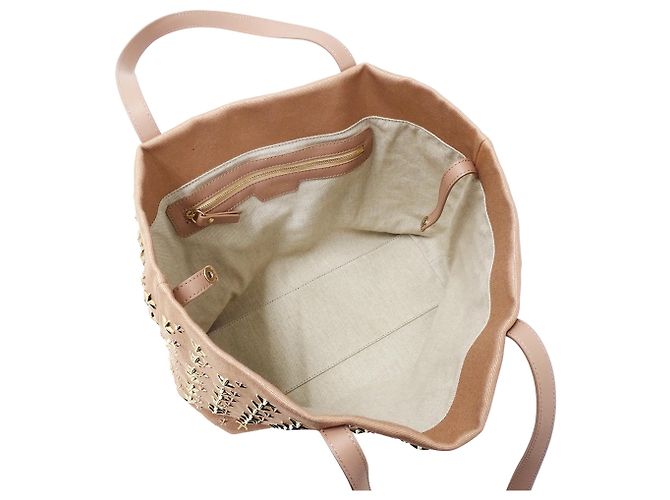 Borsa Tote Jimmy Choo in tela rosa - vista 5