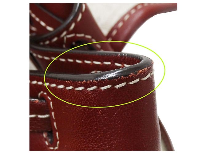 Bally Canvas-Handtasche für Damen Roh Bordeaux - Ansicht 15