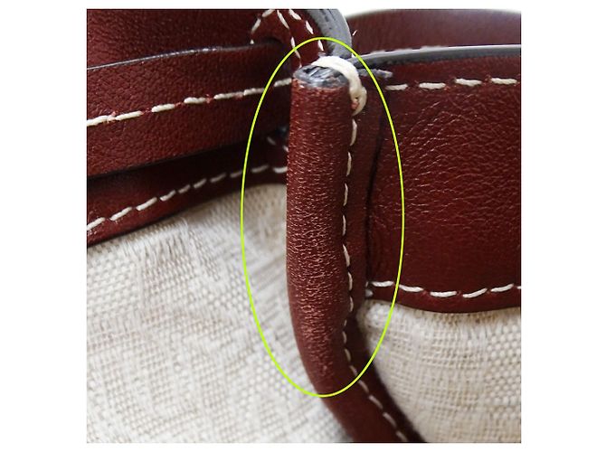 Bally Canvas-Handtasche für Damen Roh Bordeaux - Ansicht 16