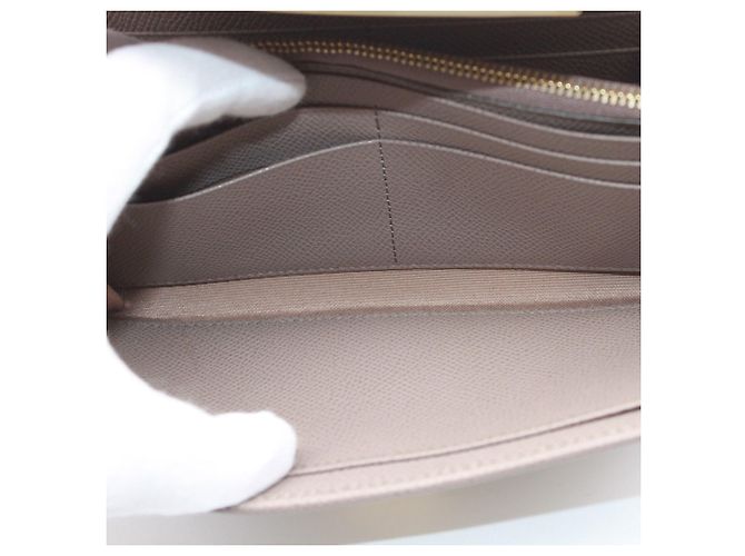 Gancini Cartera de piel gris para mujer Salvatore Ferragamo Castaño - vista 7
