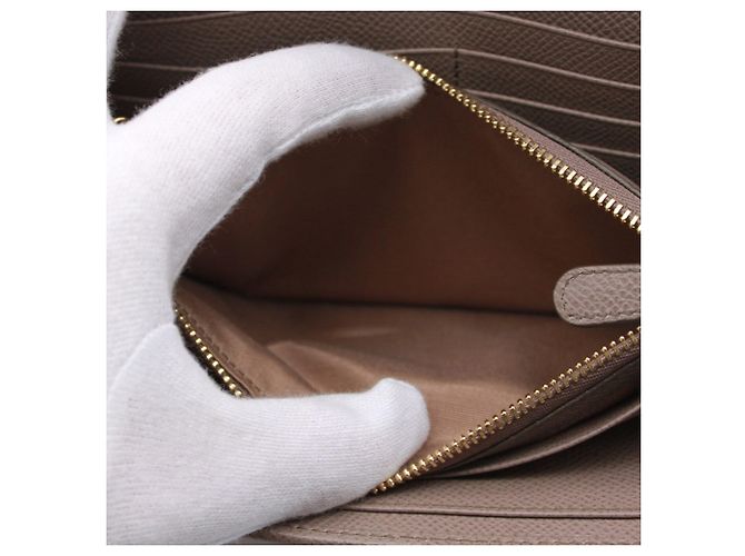 Gancini Cartera de piel gris para mujer Salvatore Ferragamo Castaño - vista 9