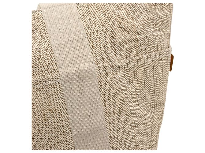 Hermès Bolso Tote Hermes Saxon Beige - vista 11