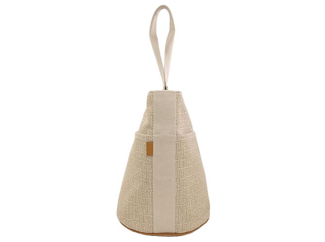 Hermès Bolso Tote Hermes Saxon Beige - vista 3