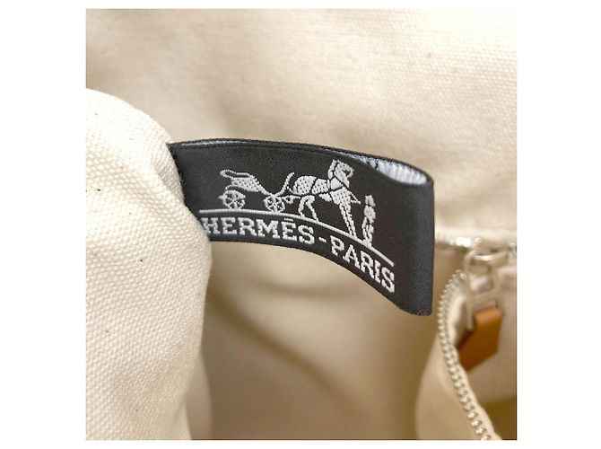 Hermès Bolso Tote Hermes Saxon Beige - vista 6