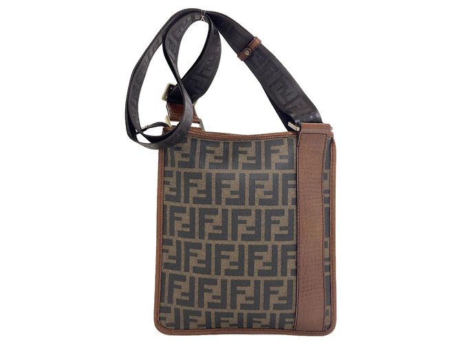 Fendi Zucca Pattern Shoulder Bag Brown - view 2