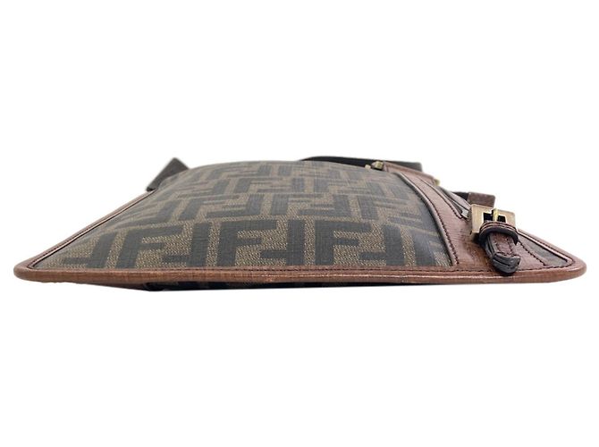 Fendi Zucca Pattern Shoulder Bag Brown - view 4