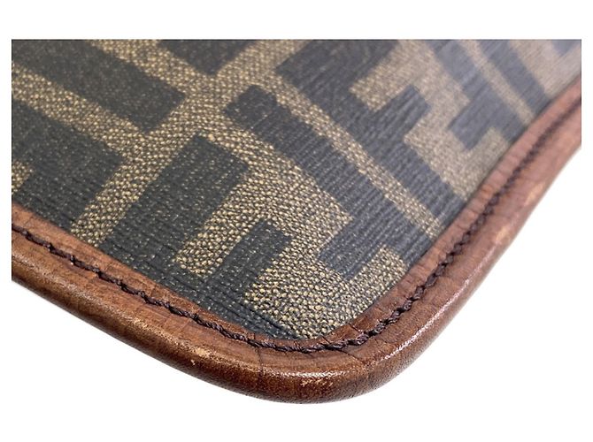 Fendi Zucca Pattern Shoulder Bag Brown - view 8