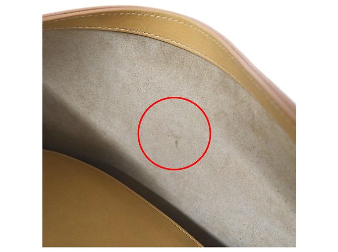 Bolsa de ombro Chloé em couro bege - vista 8