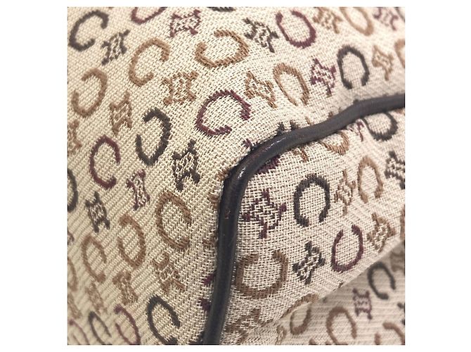 Céline Sac cabas Celine C Macadam Canvas Marron - vue 16