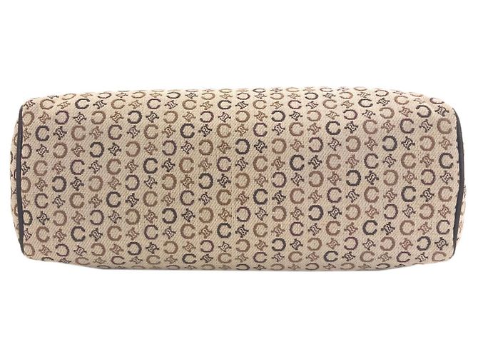 Céline Sac cabas Celine C Macadam Canvas Marron - vue 4