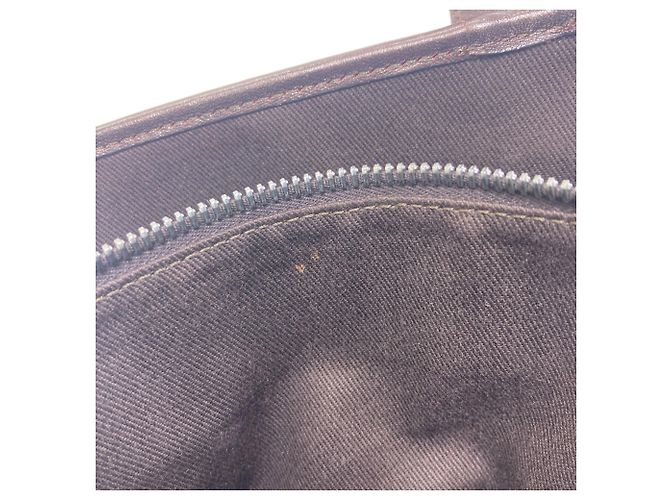 Céline Sac cabas Celine C Macadam Canvas Marron - vue 9