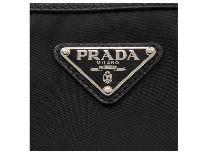 Bolsa de ombro Prada em nylon Preto - vista 7