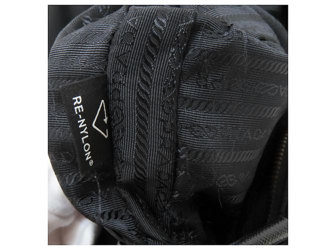 Bolsa de ombro Prada em nylon Preto - vista 8