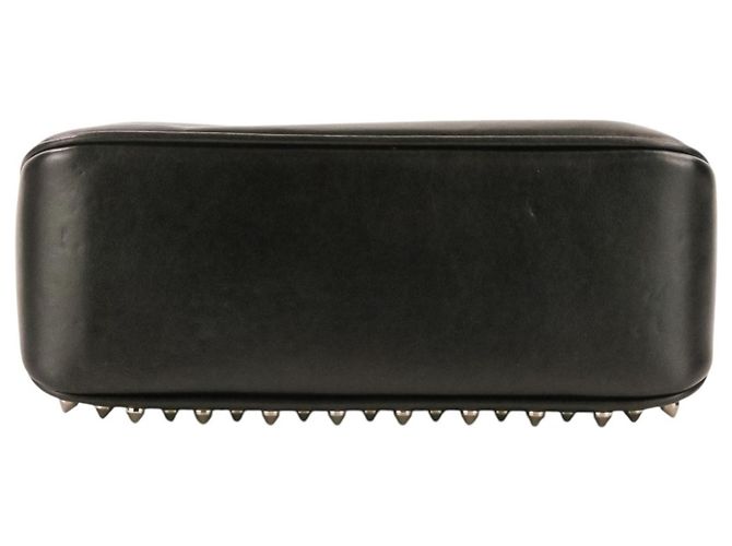 Borsa a tracolla Christian Louboutin Trilby Small con borchie Spike e catena Nero - vista 5