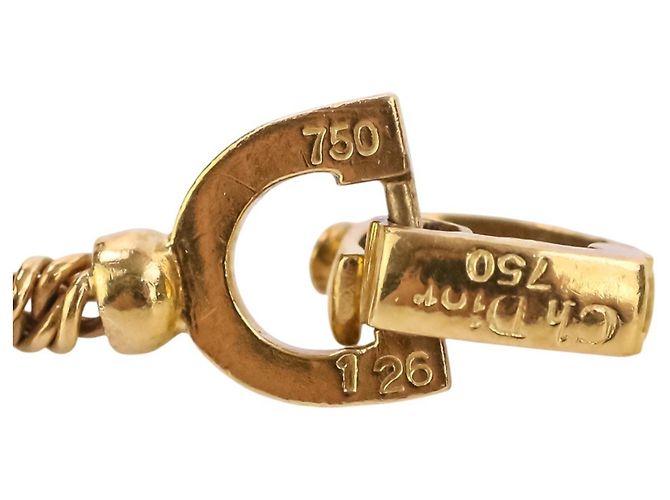 Bracciale Christian Dior 750 Twist Chain Logo D'oro - vista 10