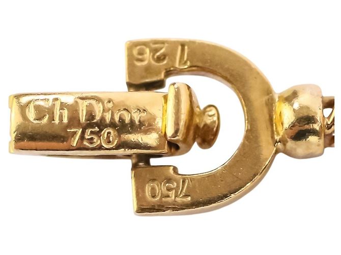 Bracciale Christian Dior 750 Twist Chain Logo D'oro - vista 11