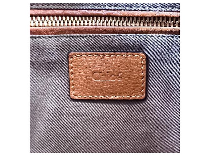 Chloé Chloe Marcie Schultertasche aus Leder Braun - Ansicht 12