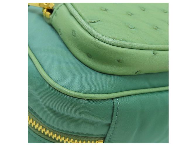 Bolso de mano 2WAY Prada RE-NYLON Verde - vista 11