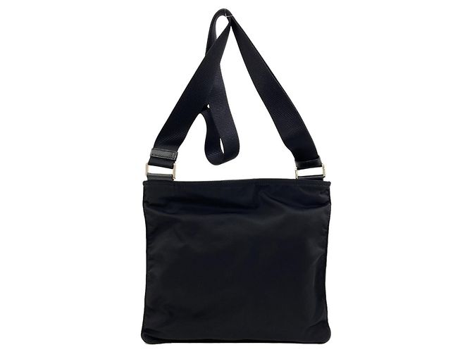 Bolso de hombro Prada de nailon negro - vista 2
