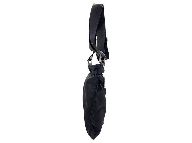 Bolso de hombro Prada de nailon negro - vista 3