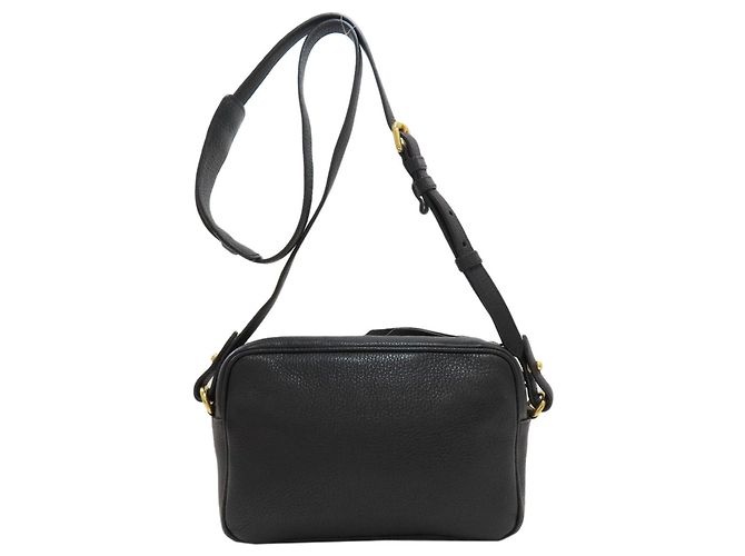 Sac à épaule Prada 1BH093 Logo Noir - vue 2