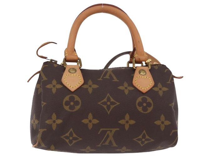 Louis Vuitton Speedy Mini HL Monogram Canvas Marrom - vista 2