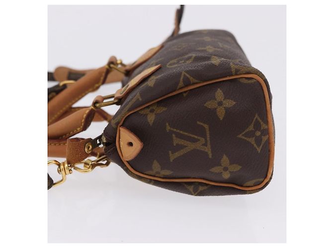 Louis Vuitton Speedy Mini HL Monogram Canvas Marrom - vista 4