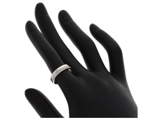 Anillo Gucci Alianza Eternity en Oro Blanco 18K y Diamantes - vista 6